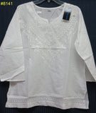 Blouse 8144 Cotton Designer Large Size Kurti Tunic Shirt Indian Shieno Sarees