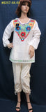 Blouse 8259 Cambric White Color Career Wear Kurti Tunic Top