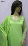 Pakistani 8406 Green Moonlight Kameez Dupatta Palazzo Pants Suit Medium Size