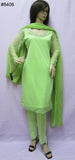 Pakistani 8406 Green Moonlight Kameez Dupatta Palazzo Pants Suit Medium Size