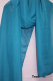 Scarf 206 Georgette Dupatta Chunni Wrap Solid Assorted Colors