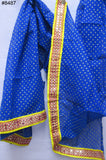 Scarff 8489 Cotton Foil Mirror Thread Trim Dupatta Chunni Shawl
