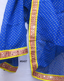 Scarff 8489 Cotton Foil Mirror Thread Trim Dupatta Chunni Shawl
