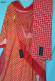Suit 8502 Mustard Linen Red Printed Medium Size Salwar Kameez Shieno Sarees