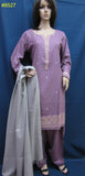 Pakistani 8527 Plum Winter Salwar Kameez Dupatta Suit Large Size