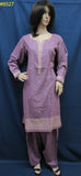 Pakistani 8527 Plum Winter Salwar Kameez Dupatta Suit Large Size