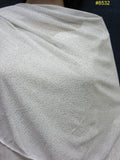 Scarf 8532 White Silver Shimmer Net Jersey Dupatta Chunni Shawl Wrap