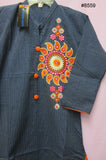 Blouse 8559 Cotton Embroidered Career Wear Petites Small Size Kurti