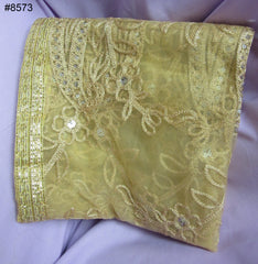 Dupatta 8577 Golden Assorted Scarf Chunni Wrap Shawl shieno sarees