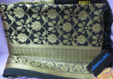 Scarf 8601 Banarsi Silk Gold Zari Detail Dupatta Chunni Shawl