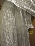 Scarf 8683 Solid Silver Shimmer Crinkle Dupatta Chunni Shawl