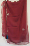 Suit 8695 Maroon Salwar Kameez Dupatta Suit Medium Size