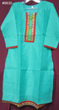 Blouse 8830 Solid Color Poly Cotton Embroidered Career Wear Medium Size Kurti