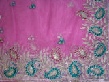 Saree 887 Net Pink Party Wear Sari Shieno Sarees