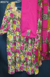 Suit 8974 Multi-Color Printed Salwar Kameez Dupatta X Large 46 Size Suit