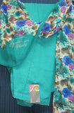 Suit 8975 Turquoise Printed Salwar Kameez Dupatta X Large 48 Size Suit