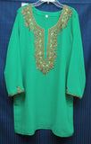 Rani 8450 8983 Black Sharara Salwar Green Kameez Green Dupatta Medium Size