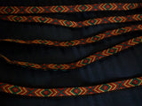 Trim 898 Black Cotton Lace Multicolor Ribbon Shieno Sarees
