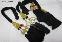 Paranda 9989004 Indian Designer Black Thread Hair Braid Parandi