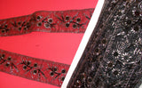 Trim Black Nylon Pipe Beaded Ribbon Trim Embellishment