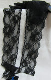 Trims 8110 Black Nylon Lace Trim Embellishment Craft
