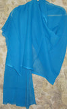 Scarf 206 Georgette Dupatta Chunni Wrap Solid Assorted Colors
