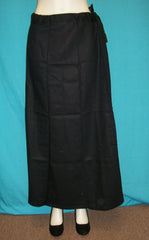 Petticoat 5749 Black Cotton Underskirt Inskirt M L XL XXL Shieno Sarees