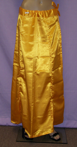 Buy Online Petticoat 508 Satin Underskirt Inskirt Saree Petticoat Large  Size Assorted Color (Color: Light -  959092